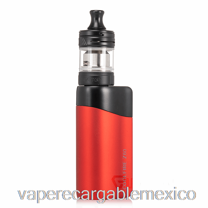 Vape Recargable Innokin Coolfire Z60 Zlide Top Starter Kit Rojo